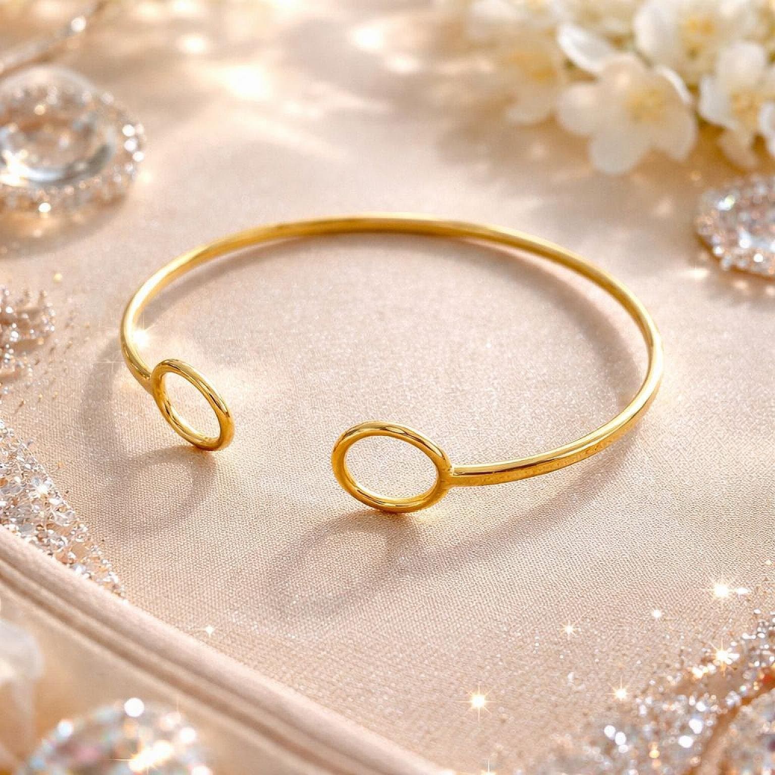 Bracelete Elegance Dourado 3