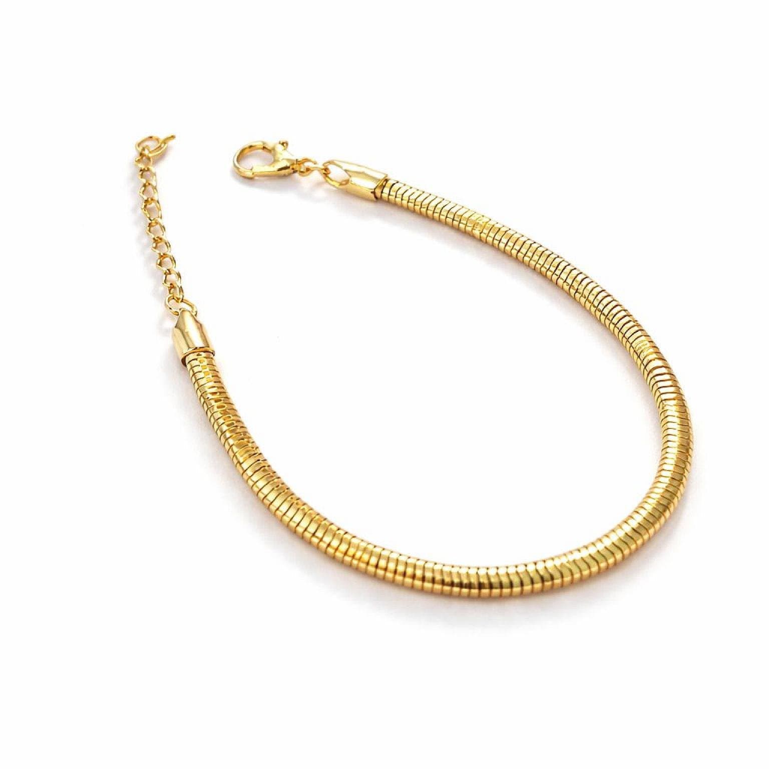 Pulseira Malha Snake Dourada 5